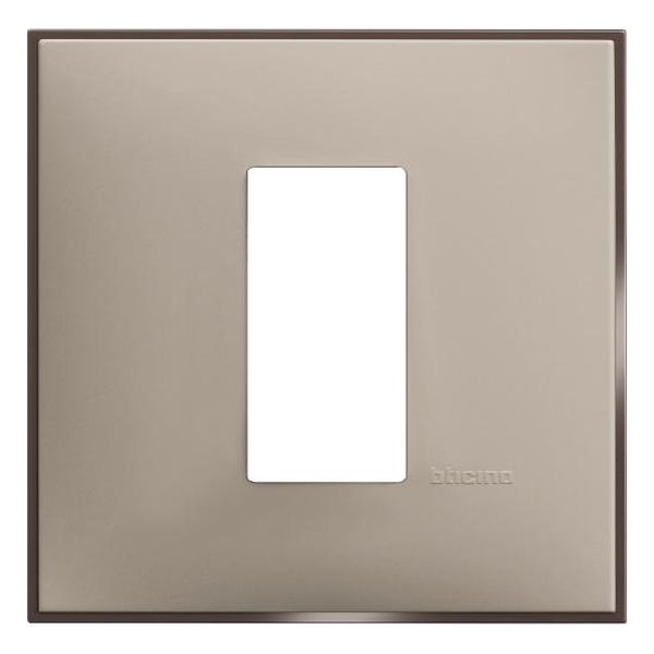 BTICINO - R4801CS РАМКА 1М НЕМСКИ СТАНДАРТ КРЕМ САТЕН CLASSIA