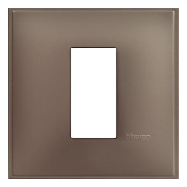 BTICINO - R4801TF РАМКА 1М НЕМСКИ СТАНДАРТ КАФЯВ МАТ CLASSIA