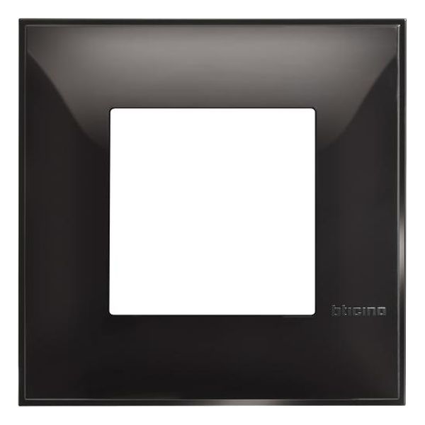 BTICINO - R4802BC РАМКА 2М НЕМСКИ СТАНДАРТ ЧЕРНО CLASSIA