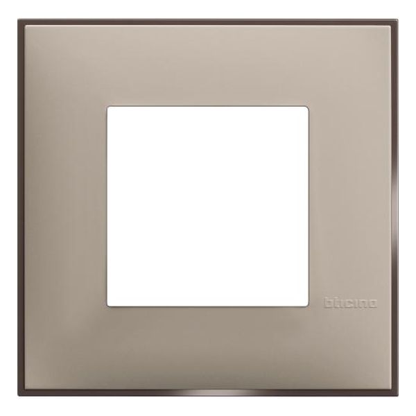 BTICINO - R4802CS РАМКА 2М НЕМСКИ СТАНДАРТ КРЕМ САТЕН CLASSIA