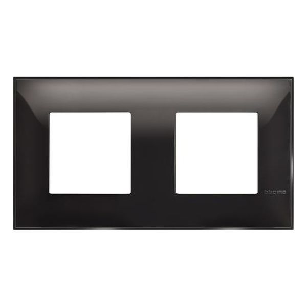 BTICINO - R4802M2BC РАМКА 2Х2М НЕМСКИ СТАНДАРТ ЧЕРНО CLASSIA