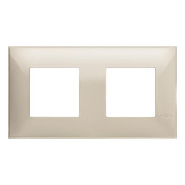 BTICINO - R4802M2CR РАМКА 2Х2М НЕМСКИ СТАНДАРТ КРЕМ CLASSIA