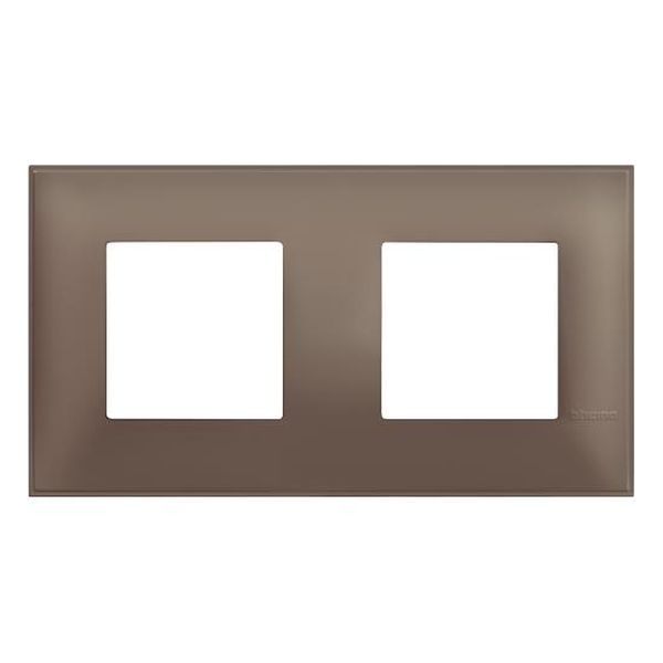 BTICINO - R4802M2TF РАМКА 2Х2М НЕМСКИ СТАНДАРТ КАФЯВ МАТ CLASSIA
