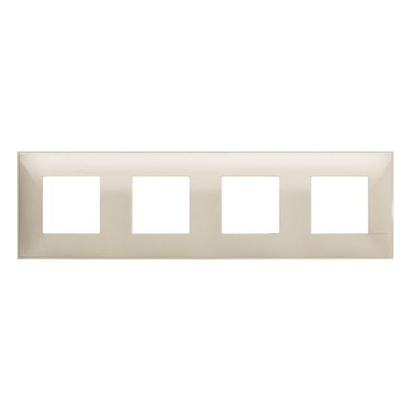 BTICINO - R4802M4CR РАМКА 4Х2М НЕМСКИ СТАНДАРТ КРЕМ CLASSIA