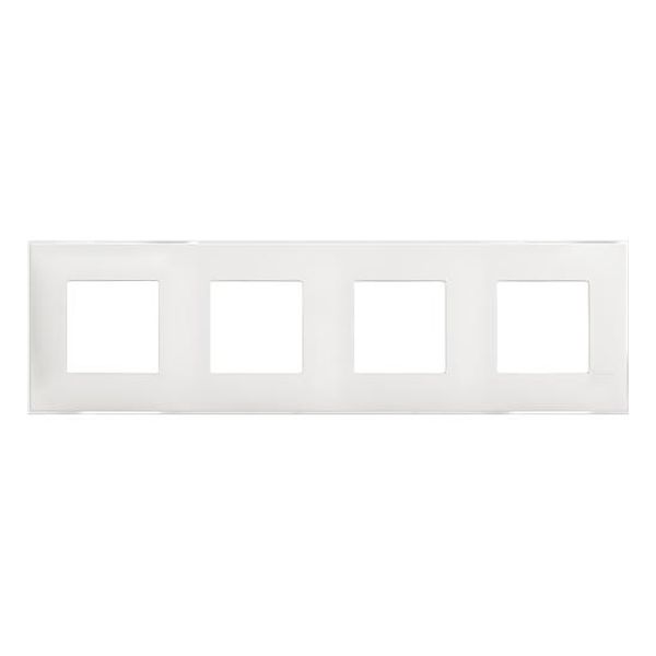 BTICINO - R4802M4ES РАМКА 4Х2М НЕМСКИ СТАНДАРТ ЛЕДЕН САТЕН CLASSIA