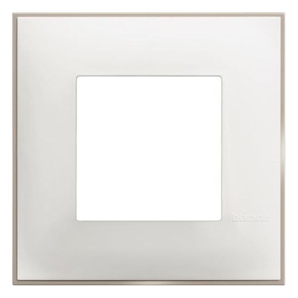 BTICINO - R4802WS РАМКА 2М НЕМСКИ СТАНДАРТ БЯЛ САТЕН CLASSIA