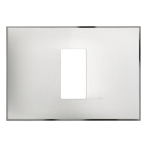 BTICINO - R4803M1WR РАМКА 1М ИТАЛИАНСКИ СТАНДАРТ БЯЛО С ХРОМ CLASSIA