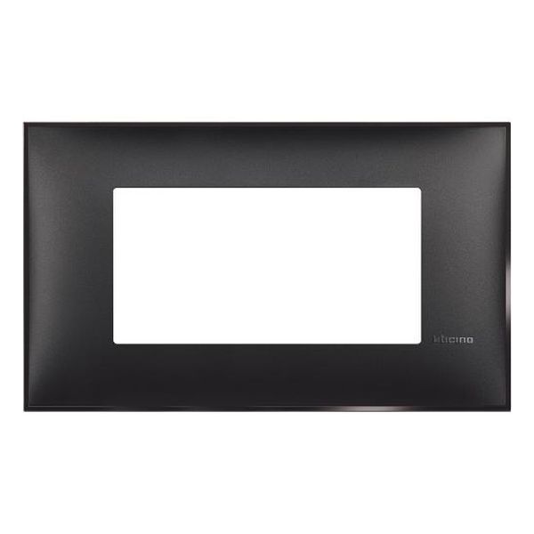 BTICINO - R4804BG РАМКА 4М ИТАЛИАНСКИ СТАНДАРТ ЧЕРЕН САТЕН CLASSIA