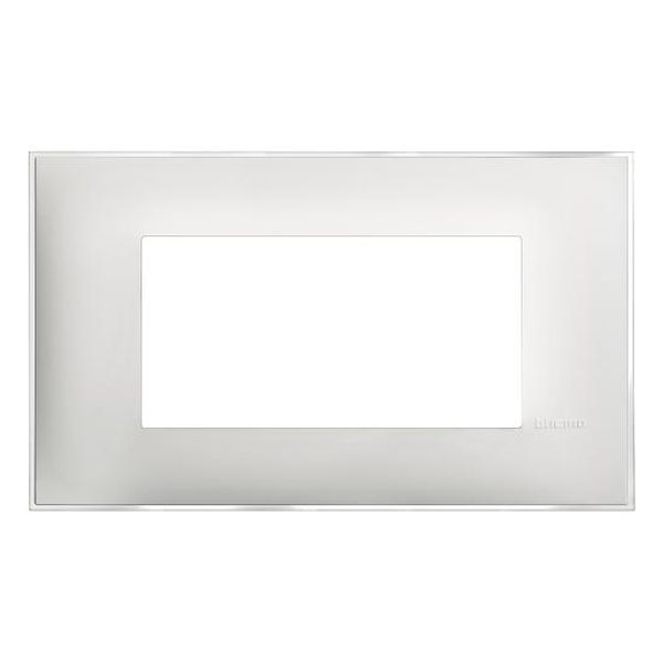 BTICINO - R4804ES РАМКА 4М ИТАЛИАНСКИ СТАНДАРТ ЛЕДЕН САТЕН CLASSIA