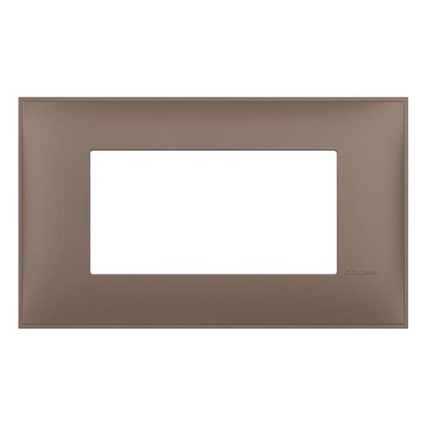 BTICINO - R4804TF РАМКА 4М ИТАЛИАНСКИ СТАНДАРТ КАФЯВ МАТ CLASSIA