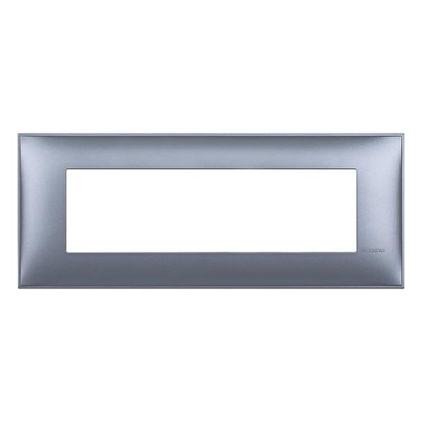 BTICINO - R4807LM РАМКА 7М ИТАЛИАНСКИ СТАНДАРТ СИН МЕТАЛИК CLASSIA