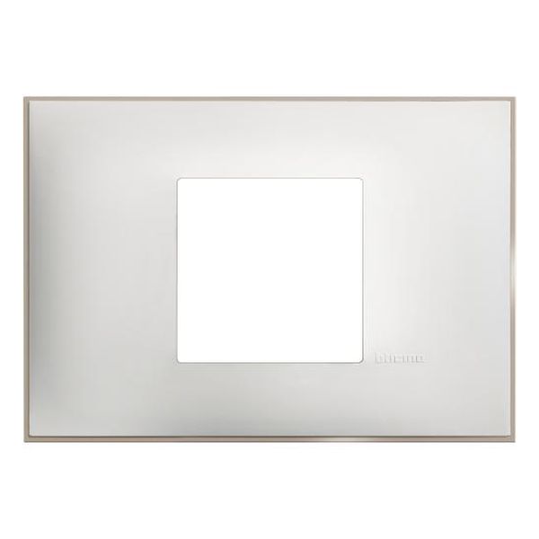 BTICINO - R4819WS РАМКА 2М ИТАЛИАНСКИ СТАНДАРТ БЯЛ САТЕН CLASSIA