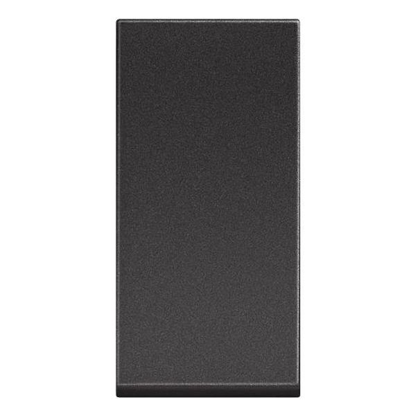 BTICINO - RG4001 ЕДНОПОЛЮСЕН КЛЮЧ 1 МОДУЛ CLASSIA ЧЕРЕН