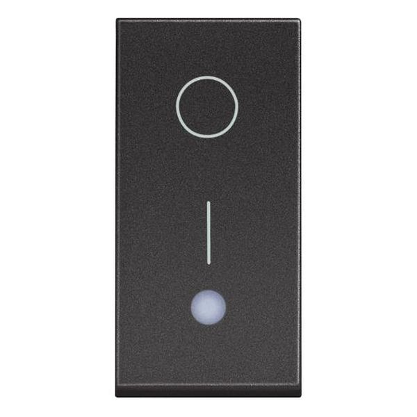 BTICINO - RG4002L КЛЮЧ ЗА БОЙЛЕР 1 МОДУЛ 16А 2Р С LED ИНДИКАЦИЯ CLASSIA ЧЕРЕН