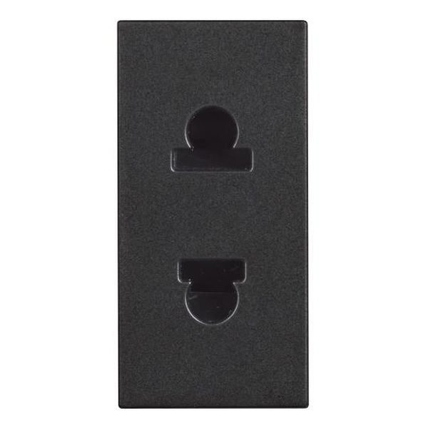 BTICINO - RG4180 КОНТАКТ ИТАЛИАНСКИ СТАНДАРТ 2Р+Е 16А ДЕТСКА ЗАЩИТА 1 МОДУЛ CLASSIA ЧЕРЕН