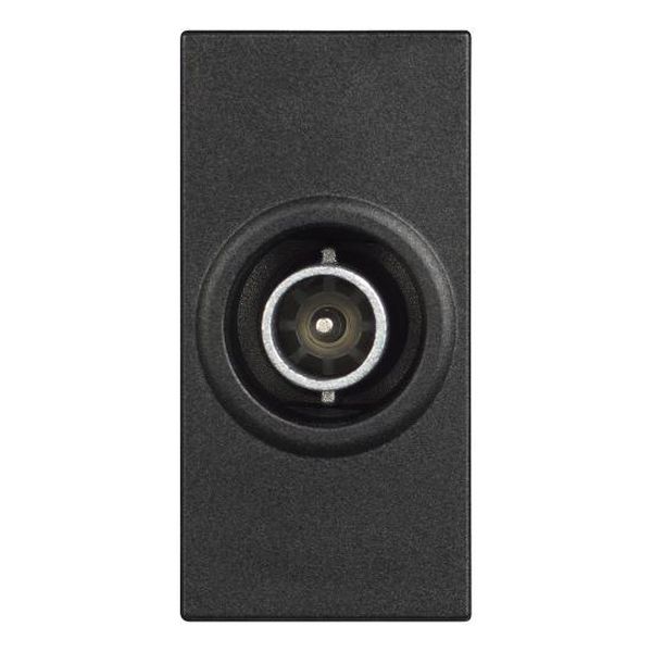 BTICINO - RG4202D ТЕЛЕВИЗИОННА РОЗЕТКА ТИП КОАКСИАЛ 1 МОДУЛ CLASSIA ЧЕРЕН