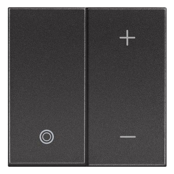 BTICINO - RG4411 ДИМЕР БУТОНЕН 150/200/400W LED + 230V ТОВАР СЪС ЗАЩИТА 2 МОДУЛА CLASSIA ЧЕРЕН