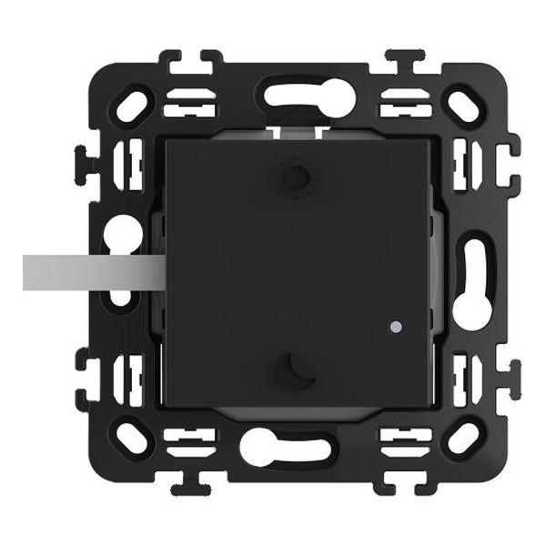 BTICINO - RG4574CW СЦЕНАРИЕН КЛЮЧ SMART СЪБУЖДАНЕ/ЗАСПИВАНЕ БЕЗЖИЧЕН С 2 МОД. НОСЕЩА РАМКА ЦВЯТ ЧЕРЕН CLASSIA BTICINO С NETATMO