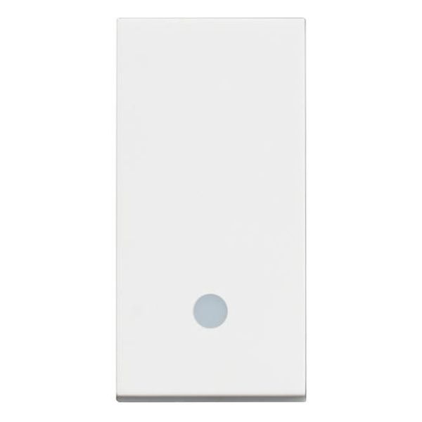 BTICINO - RW4001L ЕДНОПОЛЮСЕН КЛЮЧ 1 МОДУЛ С LED ИНДИКАЦИЯ CLASSIA БЯЛ
