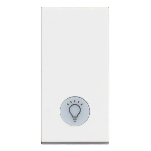 BTICINO - RW4001LA ЕДНОПОЛЮСЕН КЛЮЧ 10А С LED ИНДИКАЦИЯ И СИМВОЛ ЛАМПА CLASSIA БЯЛ