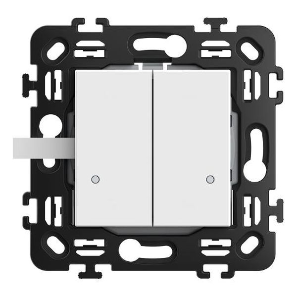 BTICINO - RW4003DCW СЕРИЕН КЛЮЧ SMART БЕЗЖИЧЕН С 2 МОД. НОСЕЩА РАМКА ЦВЯТ БЯЛ CLASSIA BTICINO С NETATMO
