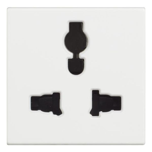 BTICINO - RW4139 КОНТАКТ МУЛТИ СТАНДАРТ 2Р+Е 16А ДЕТСКА ЗАЩИТА 2 МОДУЛА CLASSIA БЯЛ