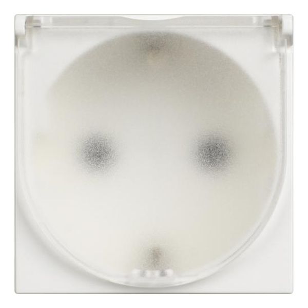 BTICINO - RW4141C КОНТАКТ ШУКО 2Р+Е 16А ДЕТСКА ЗАЩИТА С КАПАК 2 МОДУЛА CLASSIA БЯЛ