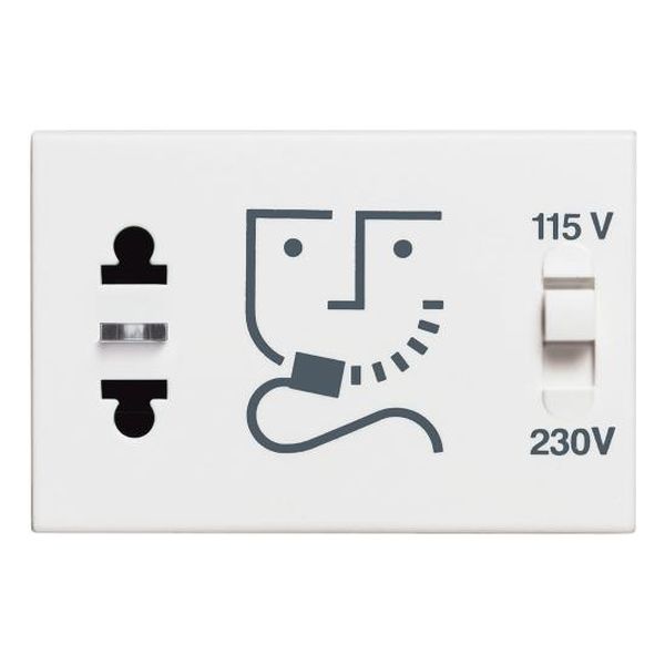 BTICINO - RW4177 КОНТАКТ ЗА САМОБРЪСНАЧКА 3 МОД. 230V CLASSIA БЯЛ