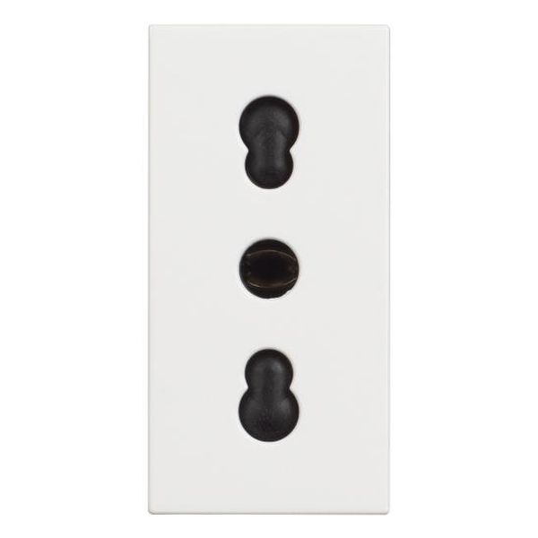 BTICINO - RW4180 КОНТАКТ ИТАЛИАНСКИ СТАНДАРТ 2Р+Е 16А ДЕТСКА ЗАЩИТА 1 МОДУЛ CLASSIA БЯЛ