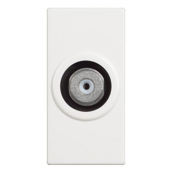 BTICINO - RW4202F ТЕЛЕВИЗИОННА РОЗЕТКА ТИП F КОНЕКТОР 1 МОДУЛ CLASSIA БЯЛ