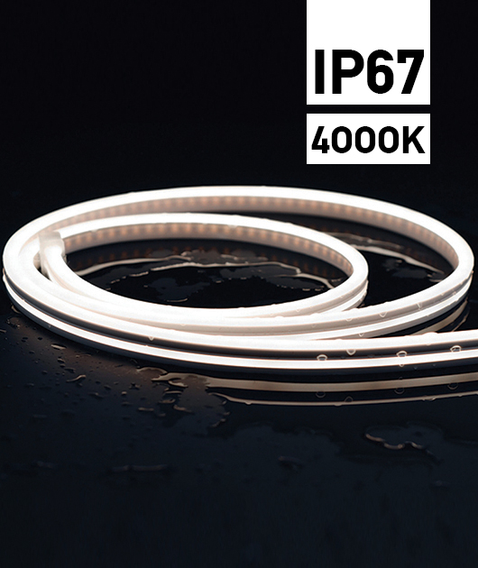 ZAMBELIS ﻿LS16 RUBBER LED STRIP 6W/M 4000K