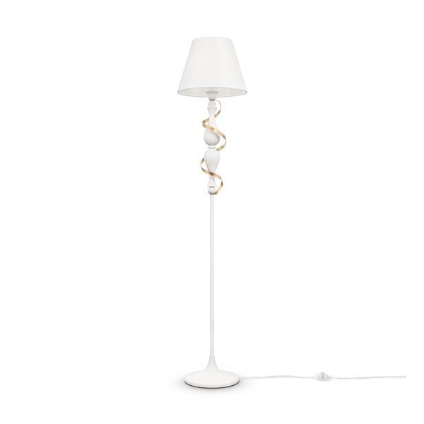 MAYTONI ARM010-01-W ELEGANT INTRECCIO БЯЛ С/СЪС ЗЛАТЕН