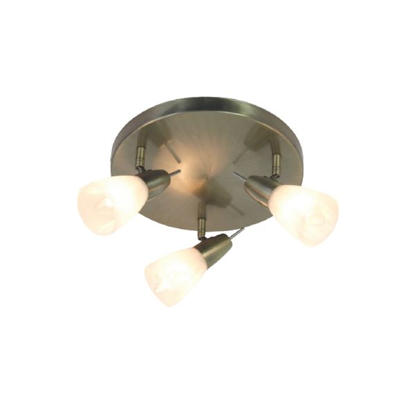 ACA LIGHTING СПОТ III GLASS BRONG 3X40W E14 KAMET ACA-MC542GAB3E
