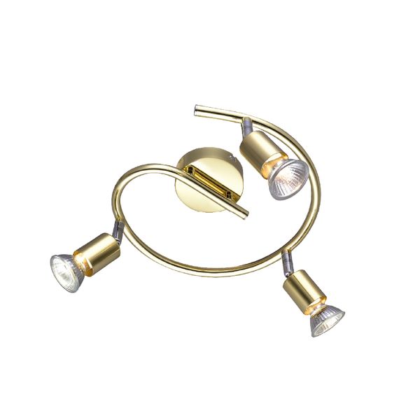 ACA LIGHTING 3XGU10 ROSE METAL BROAD