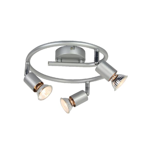 ACA LIGHTING СПОТ III ROSE SILVER VAFIS 3 X GU10 TRINITY ACA-MC634SL3G