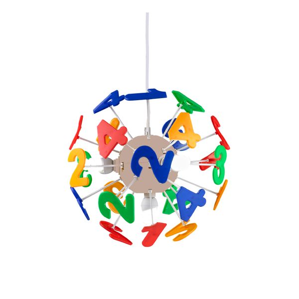 ACA LIGHTING CREAM CHILDREN NUMBERS 3XE14 Φ35CM SCHOOL ACA-MD70853F