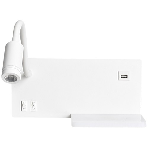 MILAGRO LED АПЛИК С КЛЮЧ И USB ИЗХОД ML6343 SHELF