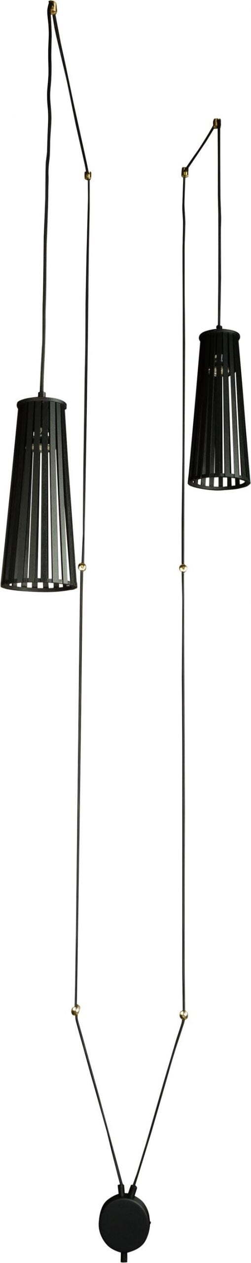 NOWODVORSKI DOVER BLACK II KINKIET KABEL