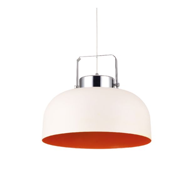 ACA LIGHTING NETTO METAL CAMPAN BLACK RED 30CM 1XE27 ACA-OYD10124ASP1