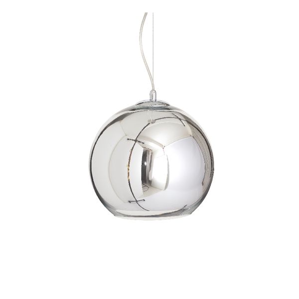 ACA LIGHTING NETTO HANGING GLASS CHROME BALL Φ25CM 1XE27 ACA-ID6042BCH