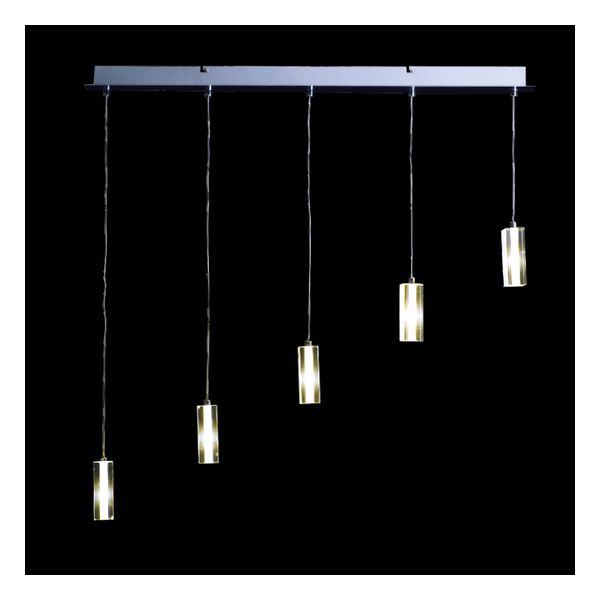 ACA LIGHTING NETTO CREAM-RAGA 5X20W G4 12V CHROMO ACA-P6005CH5