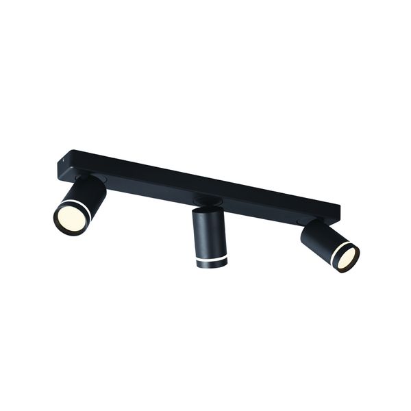 ACA LIGHTING ^3XGU10 DIVINO BLACK ALUMINUM IP20 54X7X13.5CM ACA-RA3633SBH