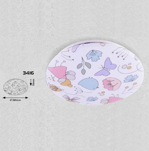 LED ДЕТСКИ ПЛАФОН RABALUX 3416 HANKA