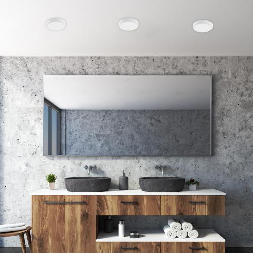 RABALUX LED ПАНЕЛ ЗА ВЪНШЕН МОНТАЖ OLEG 5368 LED / 12W, 1272LM, 4000K, IP65, БЯЛ КРЪГЪЛ ВЛАГОЗАЩИТЕН