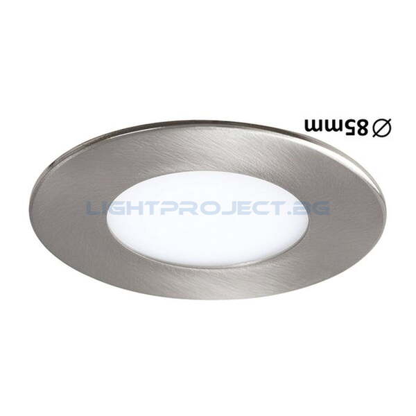 RABALUX LED ПАНЕЛ КРЪГЪЛ LOIS 5572 3W 3000K МАТИРАН ХРОМ