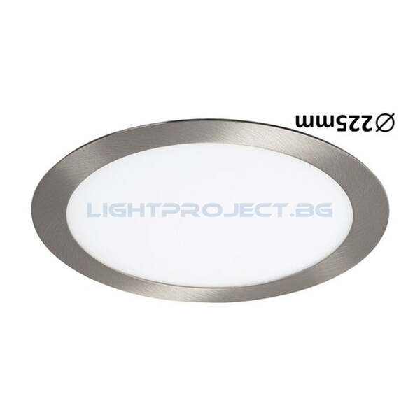 RABALUX LED ПАНЕЛ КРЪГЪЛ LOIS 5575 18W 3000K МАТИРАН ХРОМ