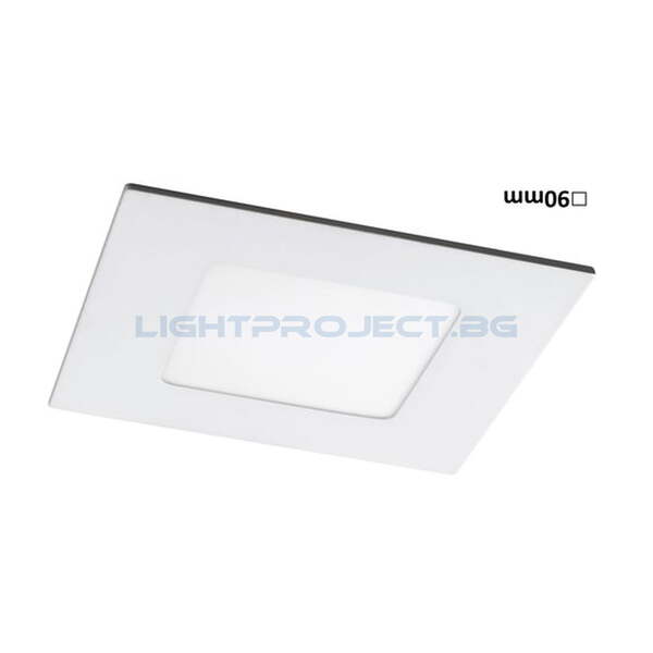 RABALUX LED ЛУНА ЗА ВГРАЖДАНЕ LOIS 5576 LED / 3W, 170LM, 4000K, 90X90MM