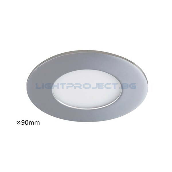 RABALUX LED ПАНЕЛ ВЛАГОЗАЩИТЕН КРЪГЪЛ LOIS 5584 3W 4000K ХРОМ