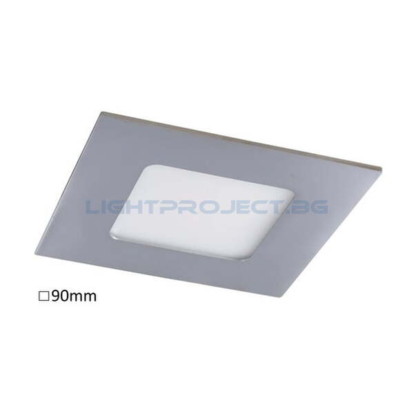 RABALUX LED ПАНЕЛ ВЛАГОЗАЩИТЕН КВАДРАТ LOIS 5586 3W 4000K ХРОМ