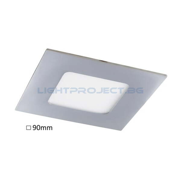 RABALUX LED ПАНЕЛ ВЛАГОЗАЩИТЕН КВАДРАТ LOIS 5590 3W 3000K ХРОМ